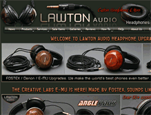 Tablet Screenshot of lawtonaudio.com